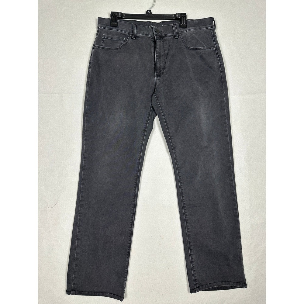 Mott & Bow Mens Jeans 36x32 Slim Fit Dark Grey Faded Cotton Stretch Denim Pocket